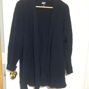 Lands' End Women's Navy Sweater